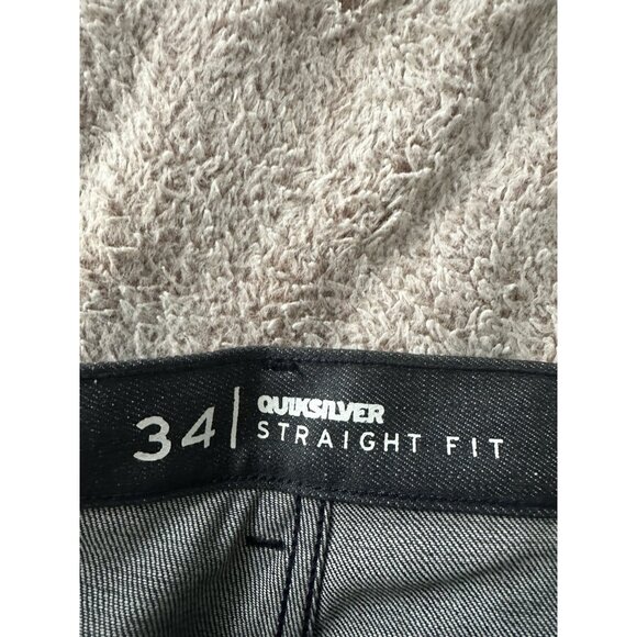 Quiksilver Men’s Jeans Revolver Straight Fit Size 34 x 32 New - Picture 7 of 16